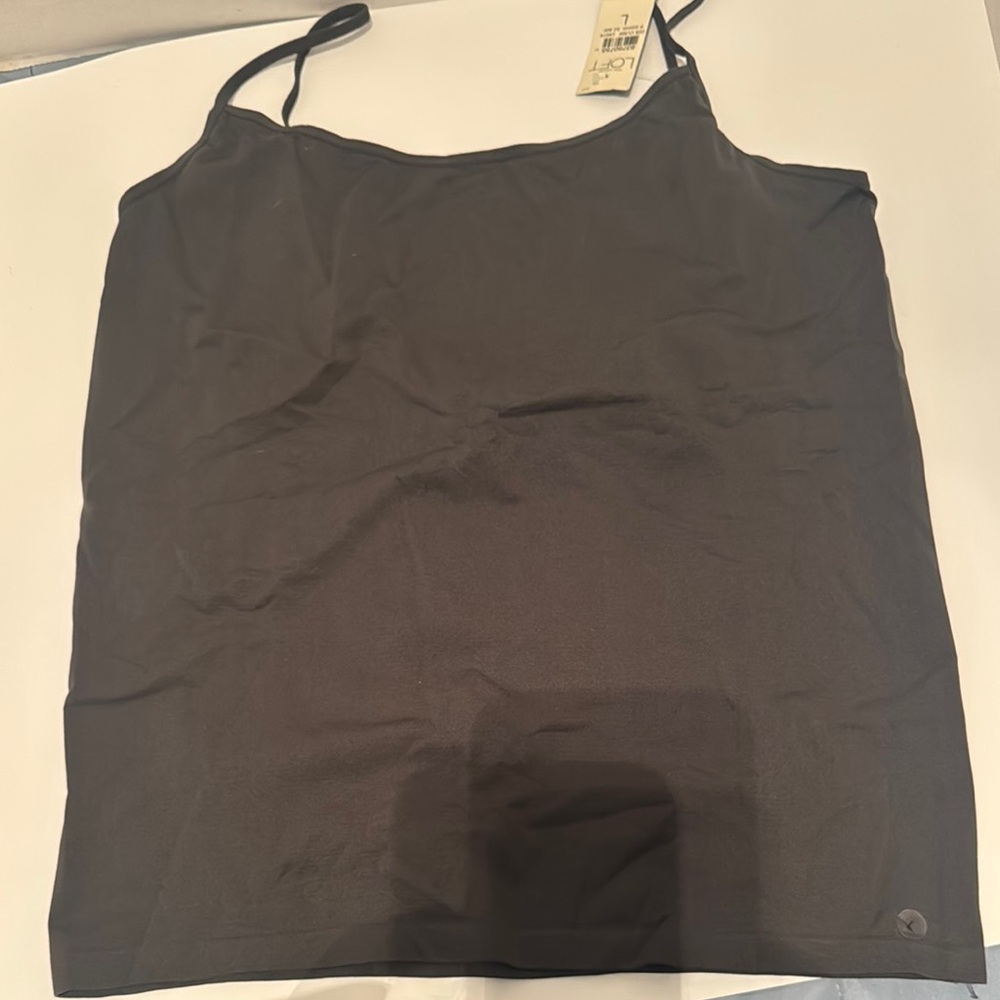 Black Spaghetti Strap Tank Top